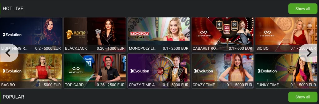 Blackjack single/multi/dealer