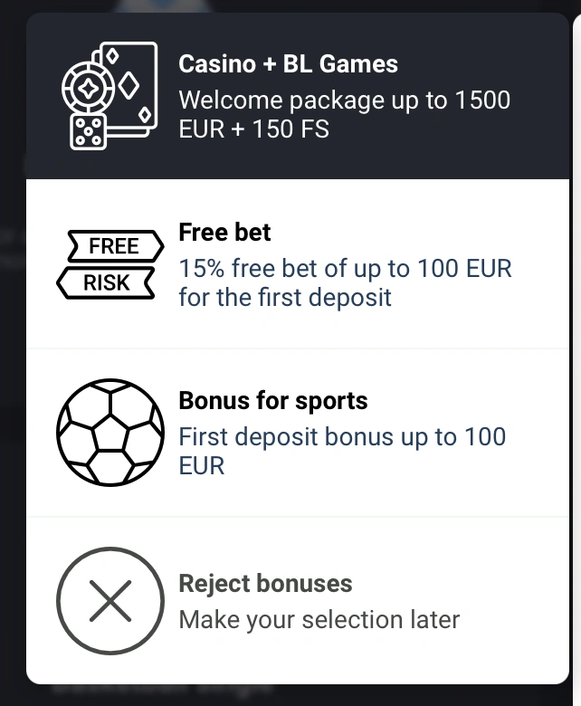 Bonus scommesse sport